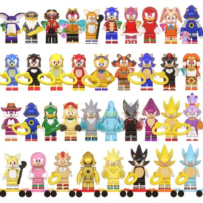 All Sonic Headgehog Minifigures Compatible Lego