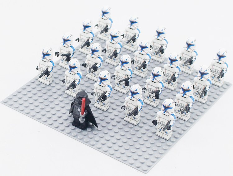 21pcs Star Wars Captain Rex Phase 2 Darth Vader Minifigures