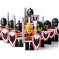 8pcs Bat Medieval Knights Minifigures