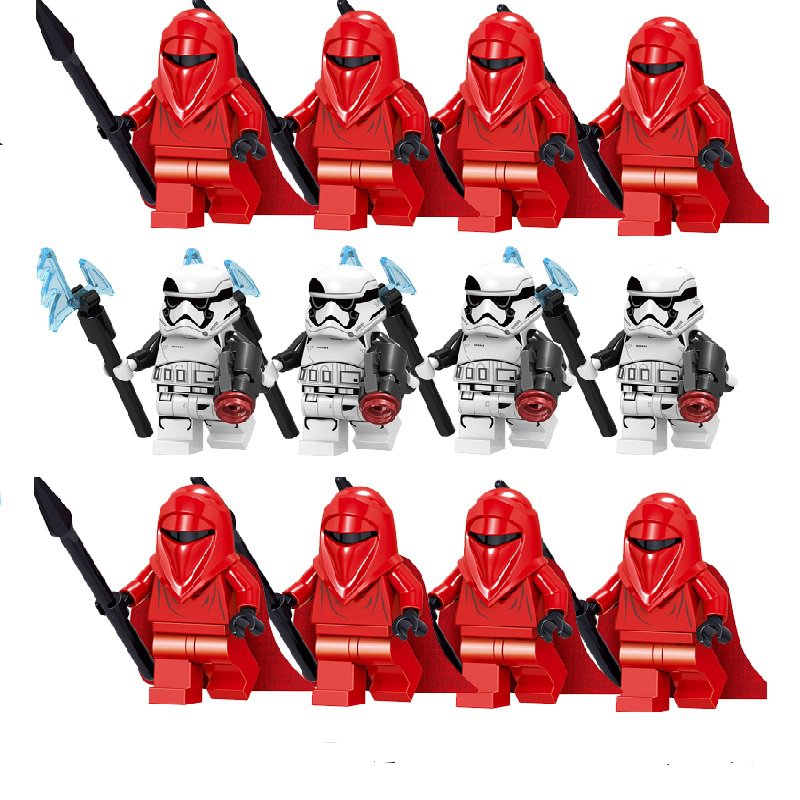 12pcs Star Wars Palpatine Royal Guards Snow Trooper Minifigures