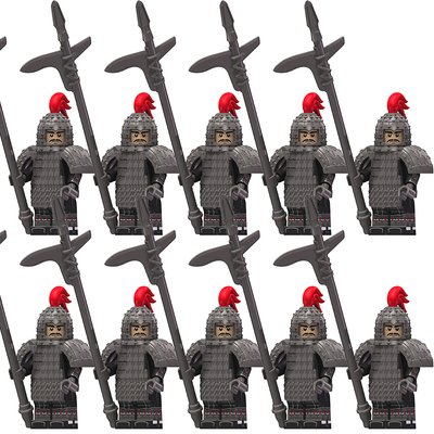 10ps Qin Dynasty Terra Cotta Worriors Army