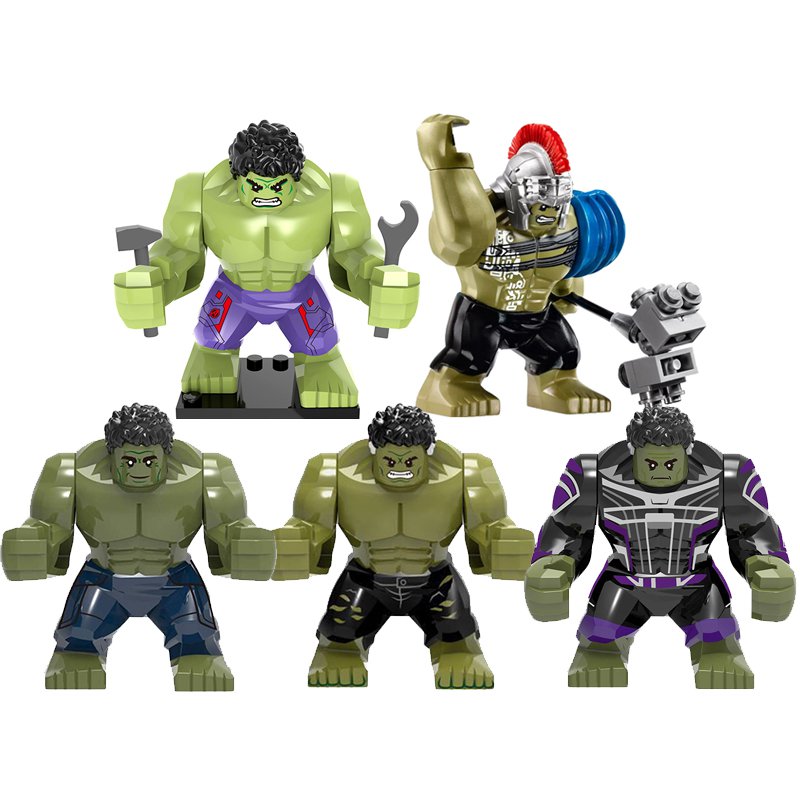 5pcs Iredible Hulk Big Figures