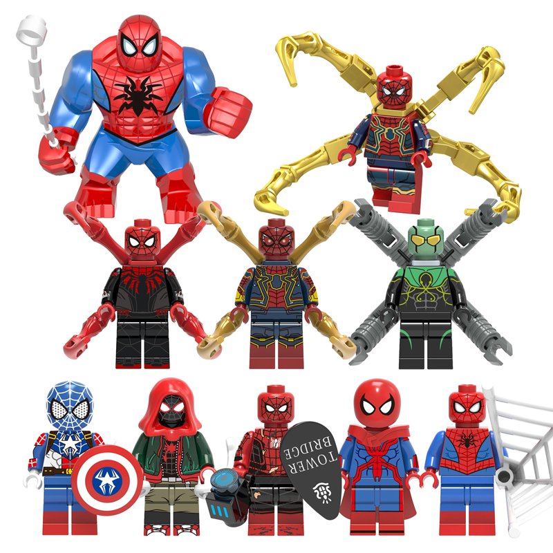 10pcs Spiderman Minifigures