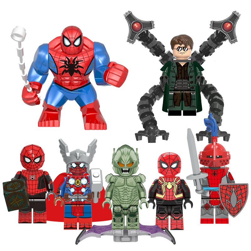 7pcs New Spiderman Green Goblin Doctor Octopus Minifigures