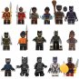 16PCS Black Panther Eric Killmonger Okoya Mbaku Suri Minifigures