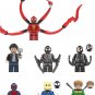 7pcs Eddie Bock Riot Female Venom Spiderman Doctor Octpus Bombastic Bag Man Carnage Minifigures