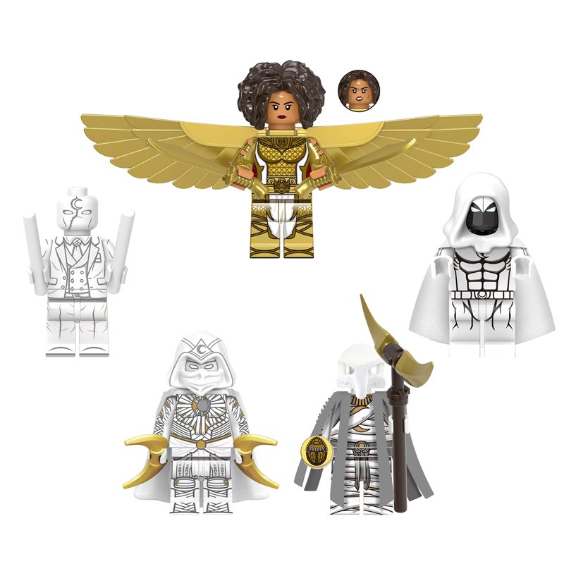 5pcs Khonsu layla Moon Knight Minifigures