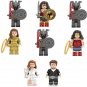 8pcs Diana Prince Wonder Woman Steve Trevor vs Ares Minifigures