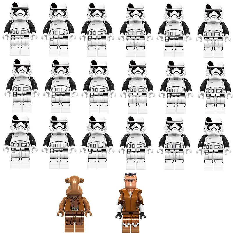 20pcs Pong Krell Jedi Master First Oder Clone Trooper Minifigures