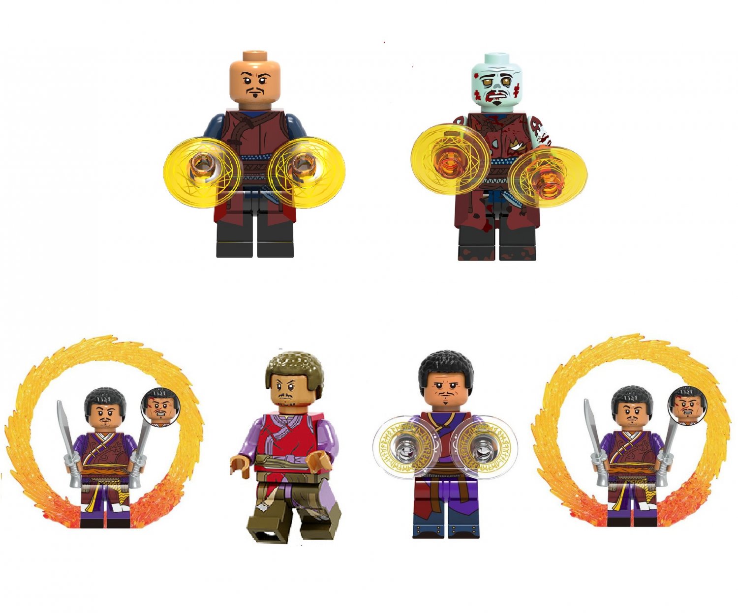 5pcs Wong Minifigures