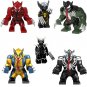 6pcs Wolverine Big Figures Minifigures
