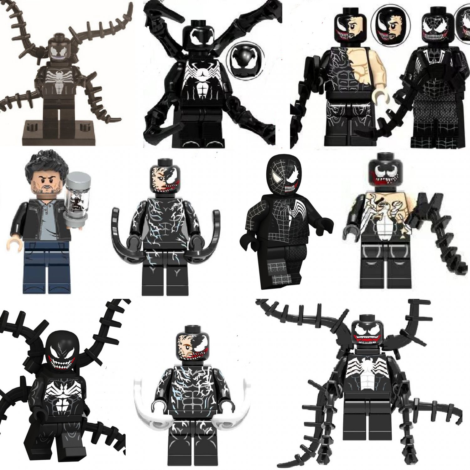 11pcs Venom Minifigures