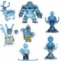 7pcs Superhero Water Element Hydro Man Iceman Laufey Loki Douro Deer Minifigures
