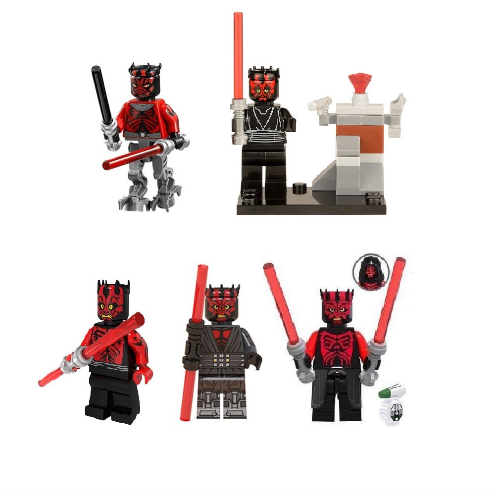 5pcs Darth Maul Minifigures