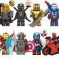 Marvel Supehero Thor Hawkeye Thanos War Machine Ultron Captain America MK8 Deadpool Minifigures