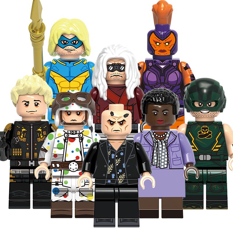 DC Amanda Waller Thinker Javelin  Polka Dot Man Servant Mongul Minifigures