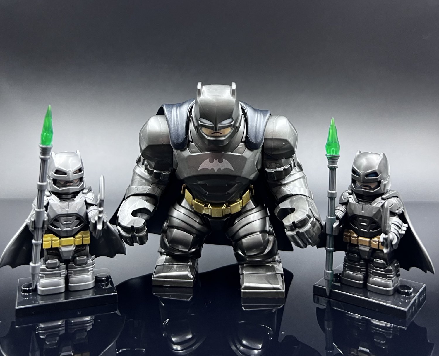 3pcs Heavy Armored Batman Minifigures