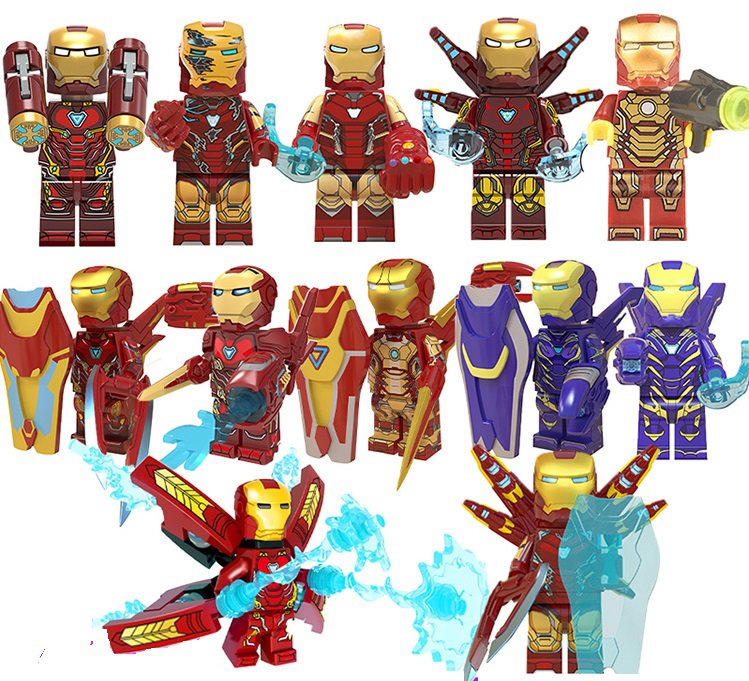 12pcs Ironman Minifigures
