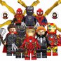 8pcs Ironman Spideman Thor Black Panther Venom Minifigures