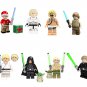 8pcs Star Wars Luke Skywalker Minifigures