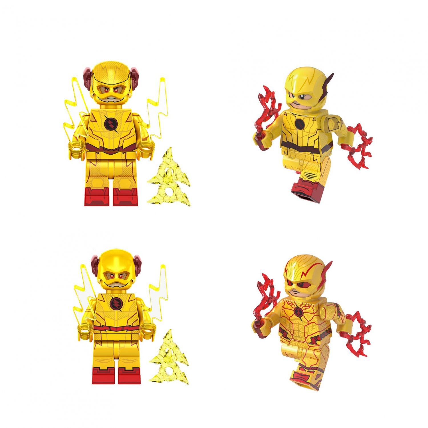 4pcs Reverse Flash Minifigures