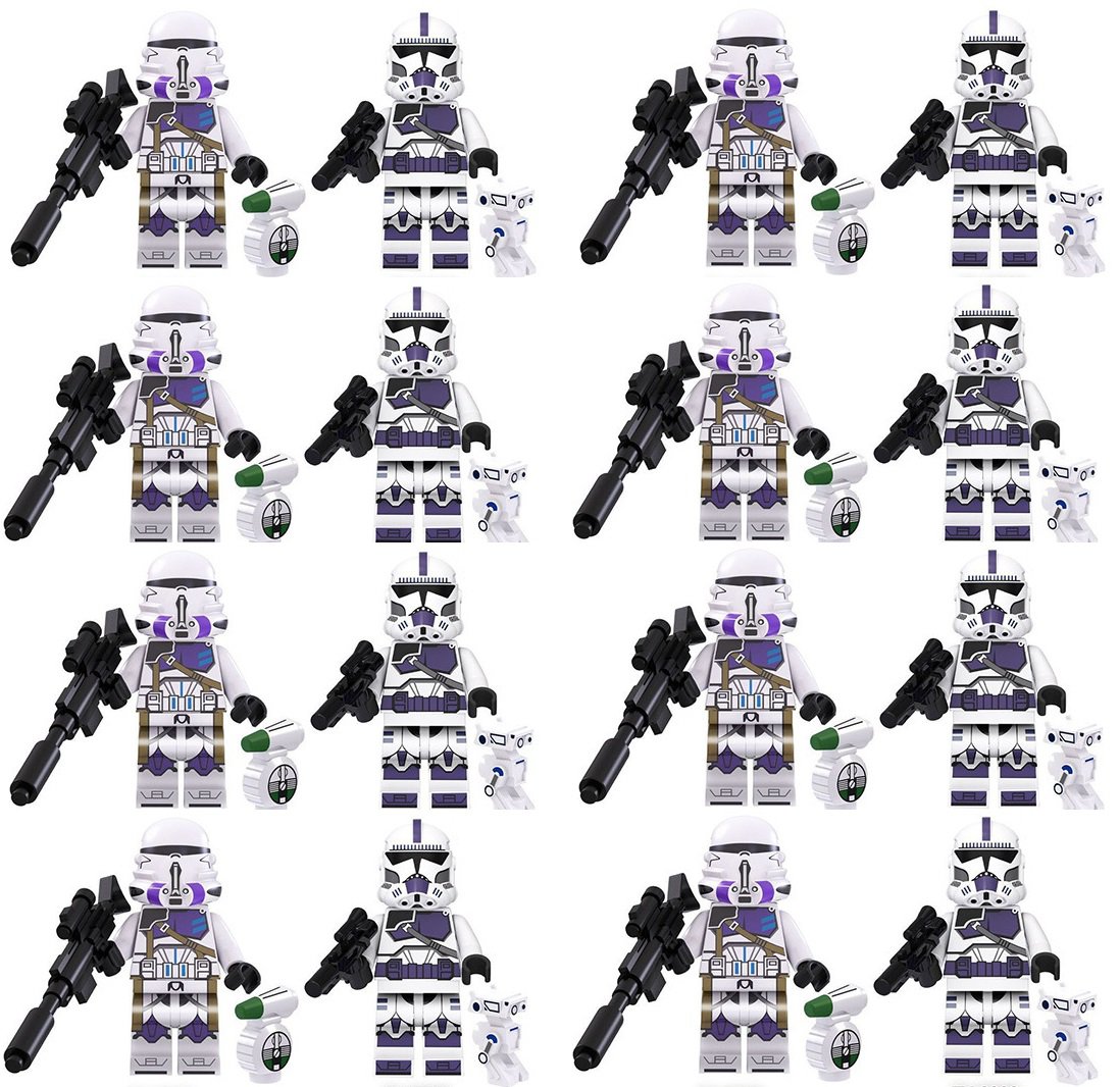16pcs Star Wars Clone Trooper Minifigures