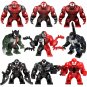 9pcs Marvel Deadpool Wolverine Venom Riot Carnage Big Figures