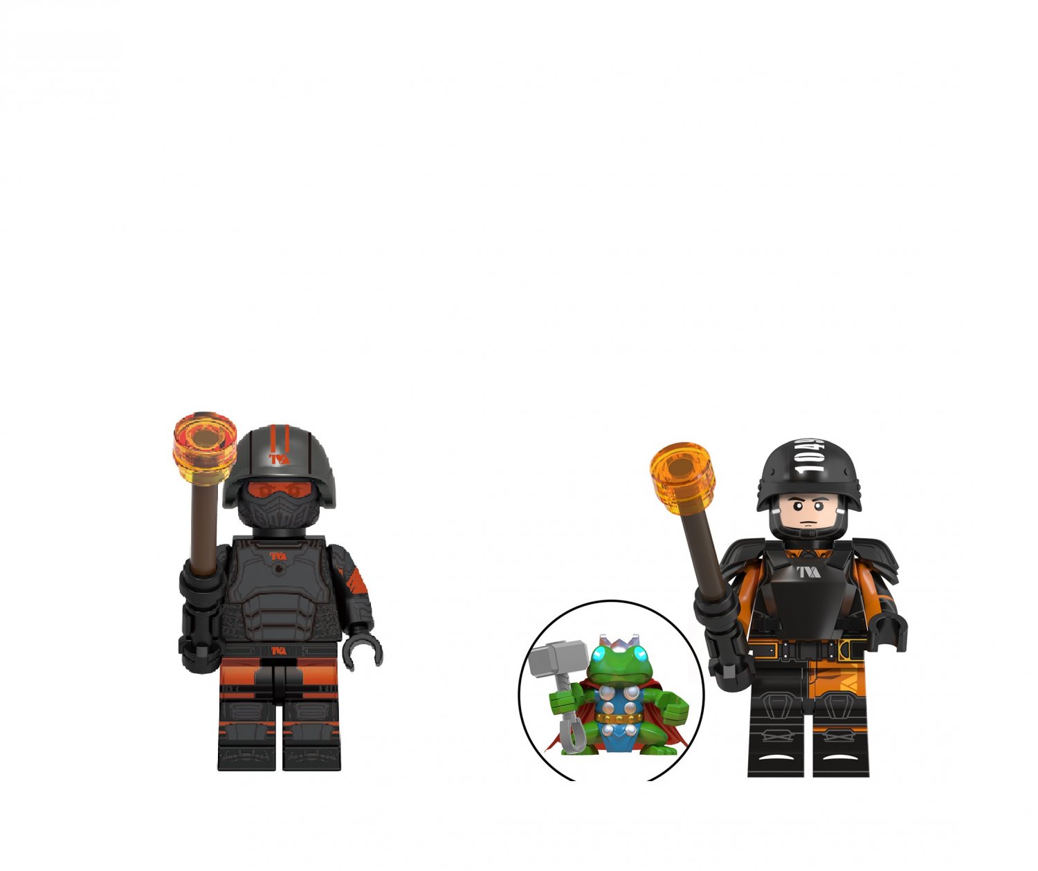 2pcs TVA Agent Minifigures Loki Season 2 Sets