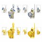 4 Heavy weapons Alliance Guard Minifigures Medieval Knight Sets