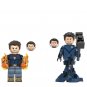 Human Torch vs Mister Fantastic Minifigures Fantastic Four Movie Sets