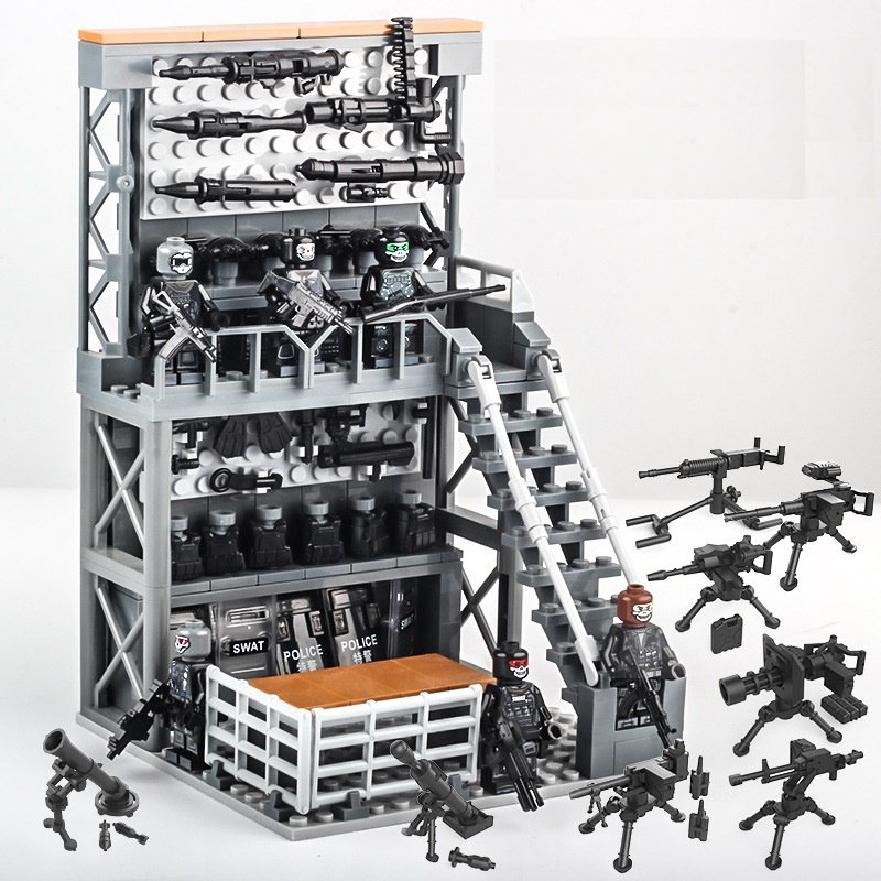 Ghost Special Forces Heavy Weapons Base Minifigures Military Base Sets