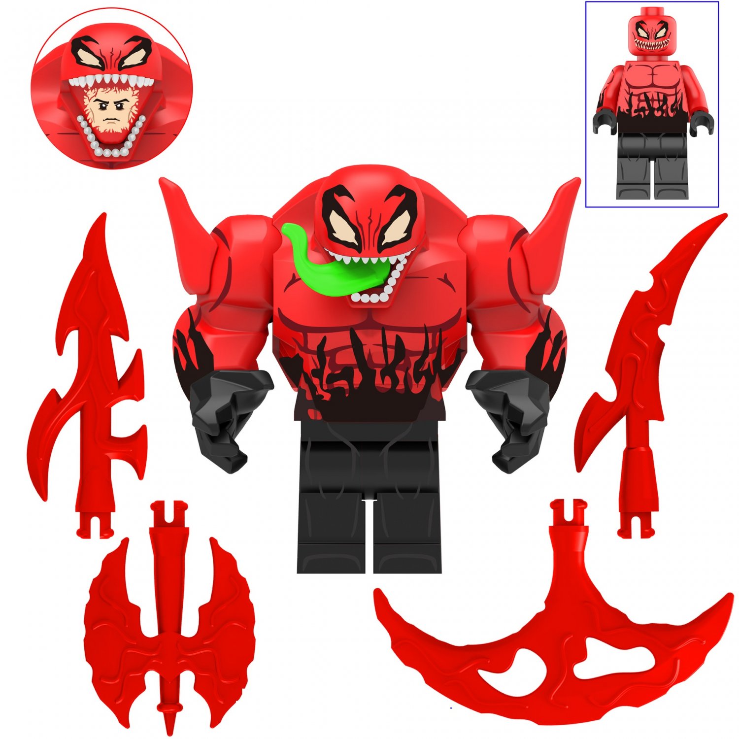 Toxin Minifigures Venom Vs Carnage Minifigure