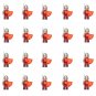 20pcs English Knights Minifigures Medieval Knight Sets