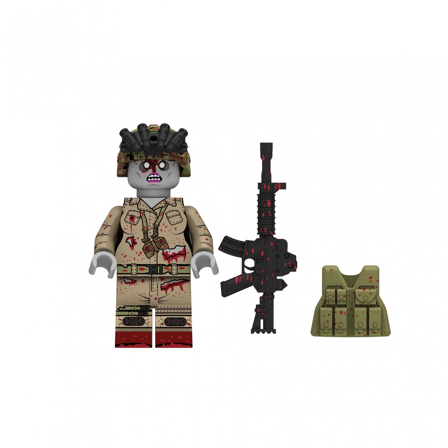 Murderer Zombie Minifigures Zombies Minifigure