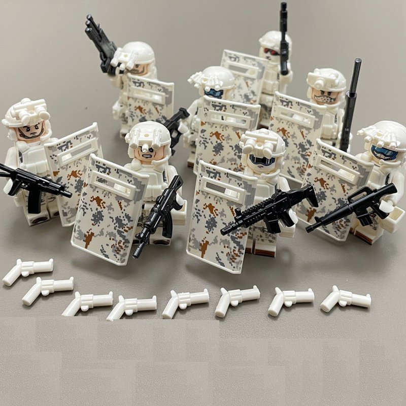 Snow Assault Team Mnifigures America Special Force Sets