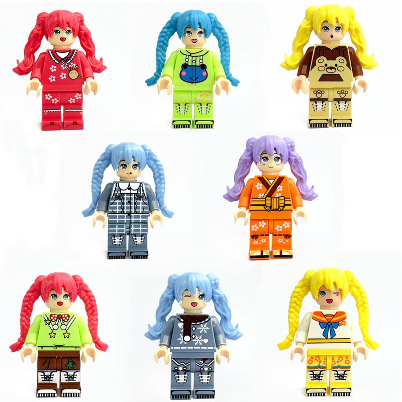 8pcs Sailor Moon Mnifigures Comic Sets