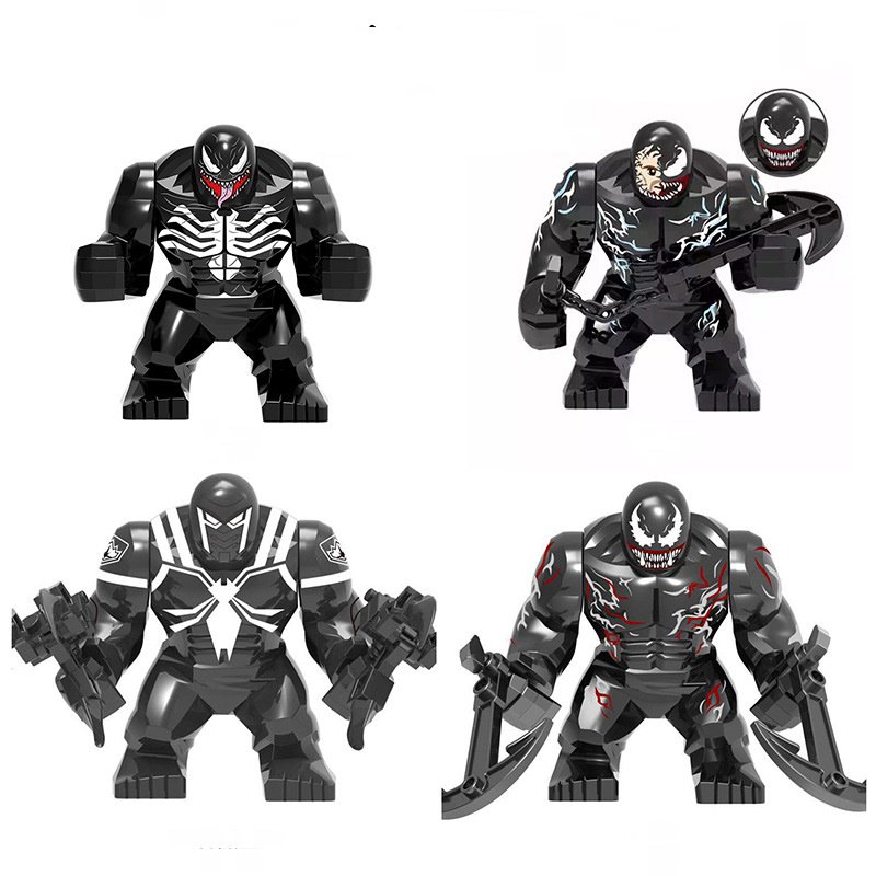 4 Big Venom Agent Venom Riot Mnifigures Venom The Last Dance Sets