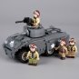 America M8 Light Wheeled Armoured Car Mnifigures WW2 Soldier Sets