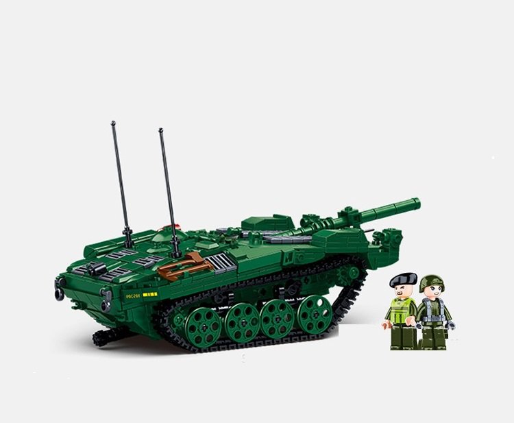 Sweden Strv 103A Main Battle Tank Mnifigures Modern Military Tank Sets
