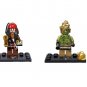 Jack and Hadras Mnifigures The Pirates of the Caribbean Sets
