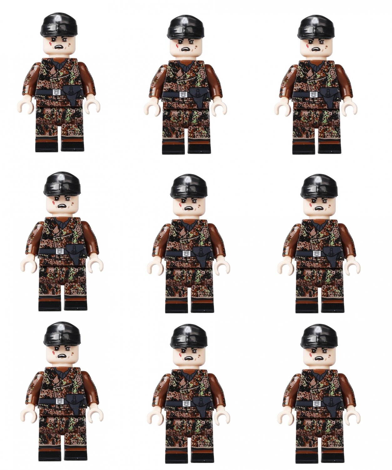 Germany Armored forces Mnifigures WW2 Germany Armored Sets