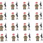16pcs Twenty-second British SAS Mnifigures British Special Forces Set