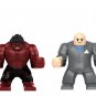 Kingpin and Red Hulk Mnifigures Captain America New World Order Sets