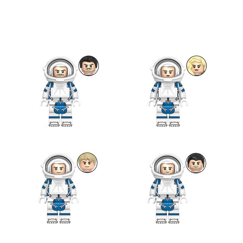 Reed Richards Johnny Storm Susan Storm Mnifigures The Fantastic Four Movie Sets