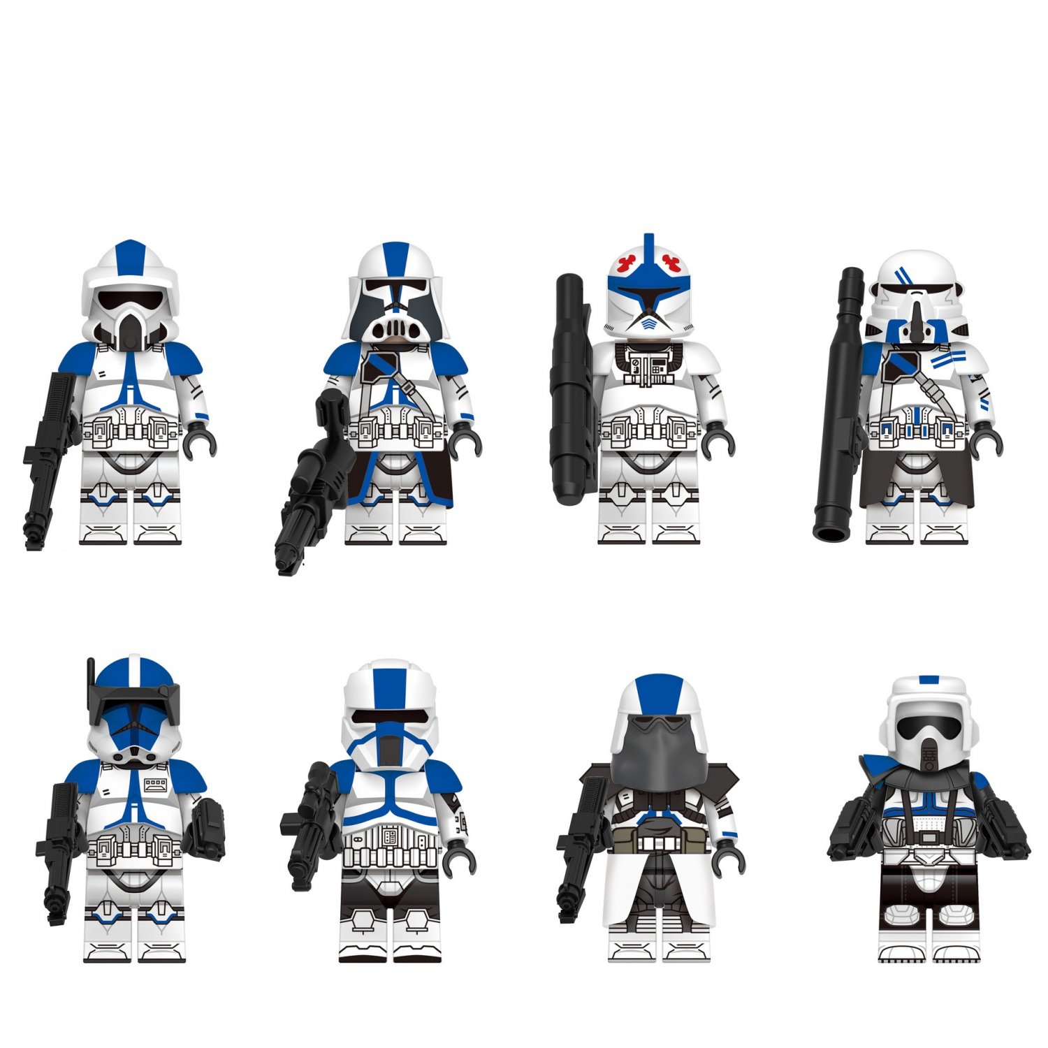 501st Heavy Trooper Arf Trooper Clone Trooper Mnifigures Fit Lego Star Wars Clone Trooper Sets