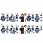 10pcs Anakin Skywalker 501 Clone Trooper Mnifigures Star Wars Clone Wars Sets