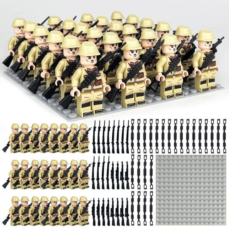 24pcs Japan 5th Division Mnifigures WW2 Military Sets