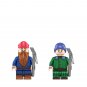 Dopey and Sleepy Mnifigures Snow White Movie Sets
