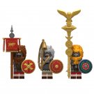 Ancient Rome Signifer Trumpeter Aquilifer Mnifigures Medieval Knight Sets