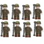 8pcs US Airborne 101st - Bazuca N653 Soldiers Minifigures Christmas Gift